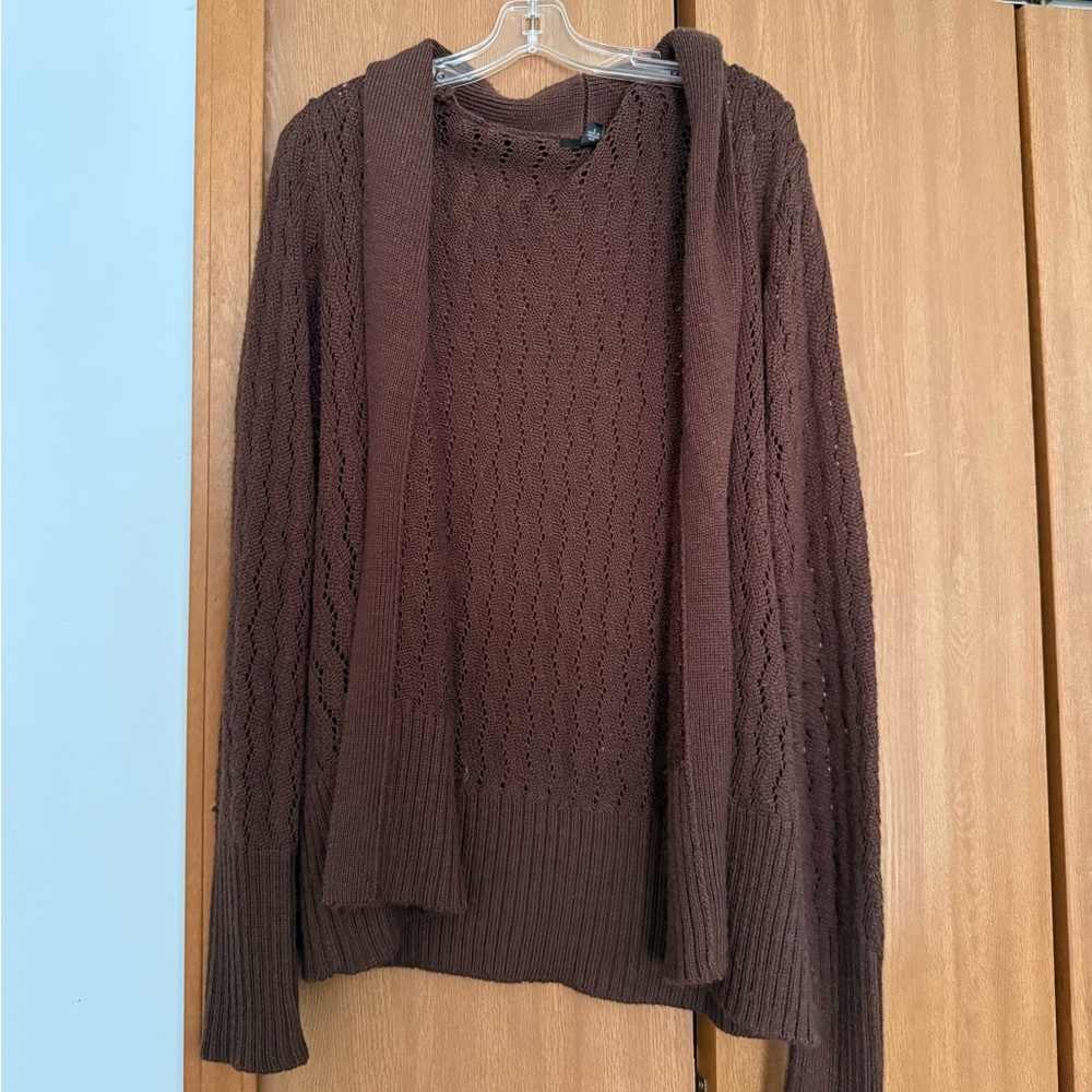 JCPenney Brown Women's Cardigan Sweater